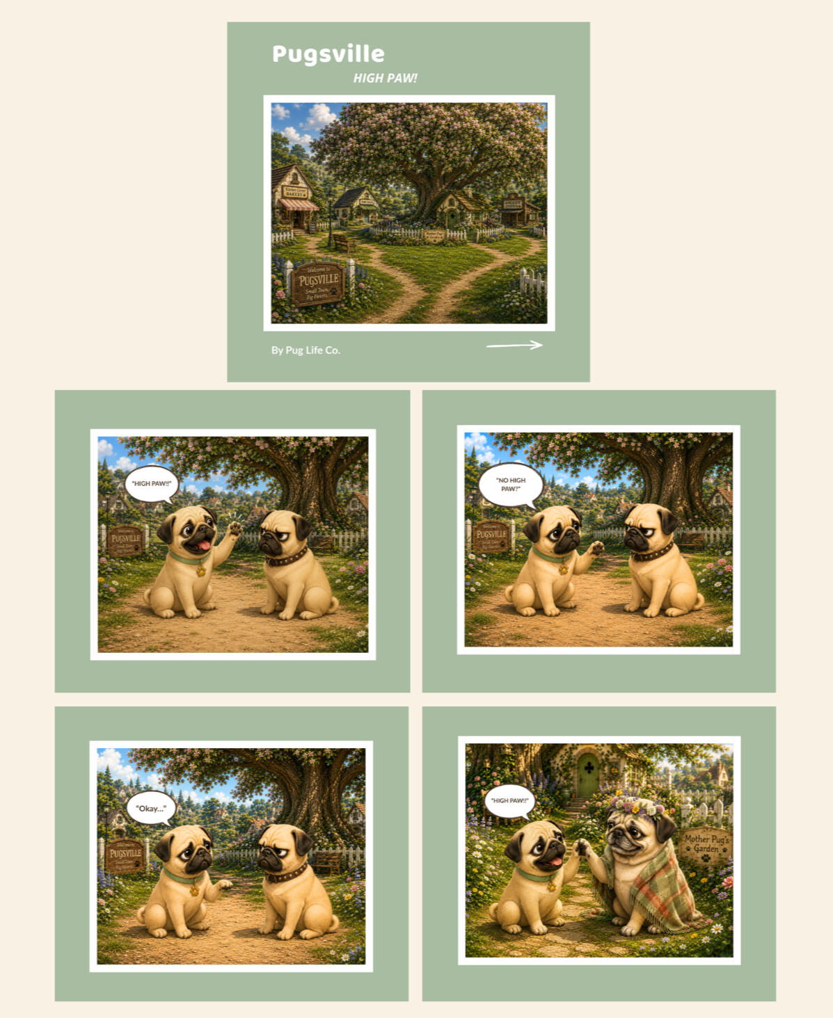 Pugsville Issue #1 — HIGH PAW!