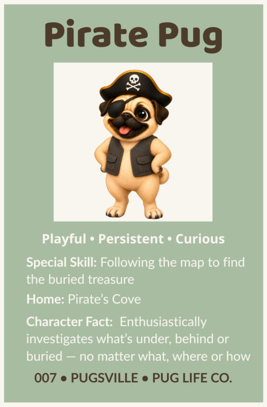 Pirate Pug